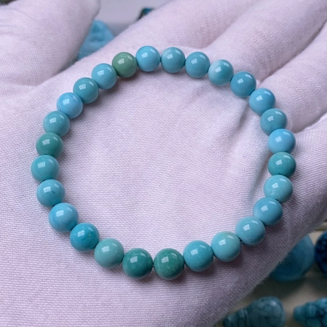 绿松石未镶嵌珠宝奇石6.6mm