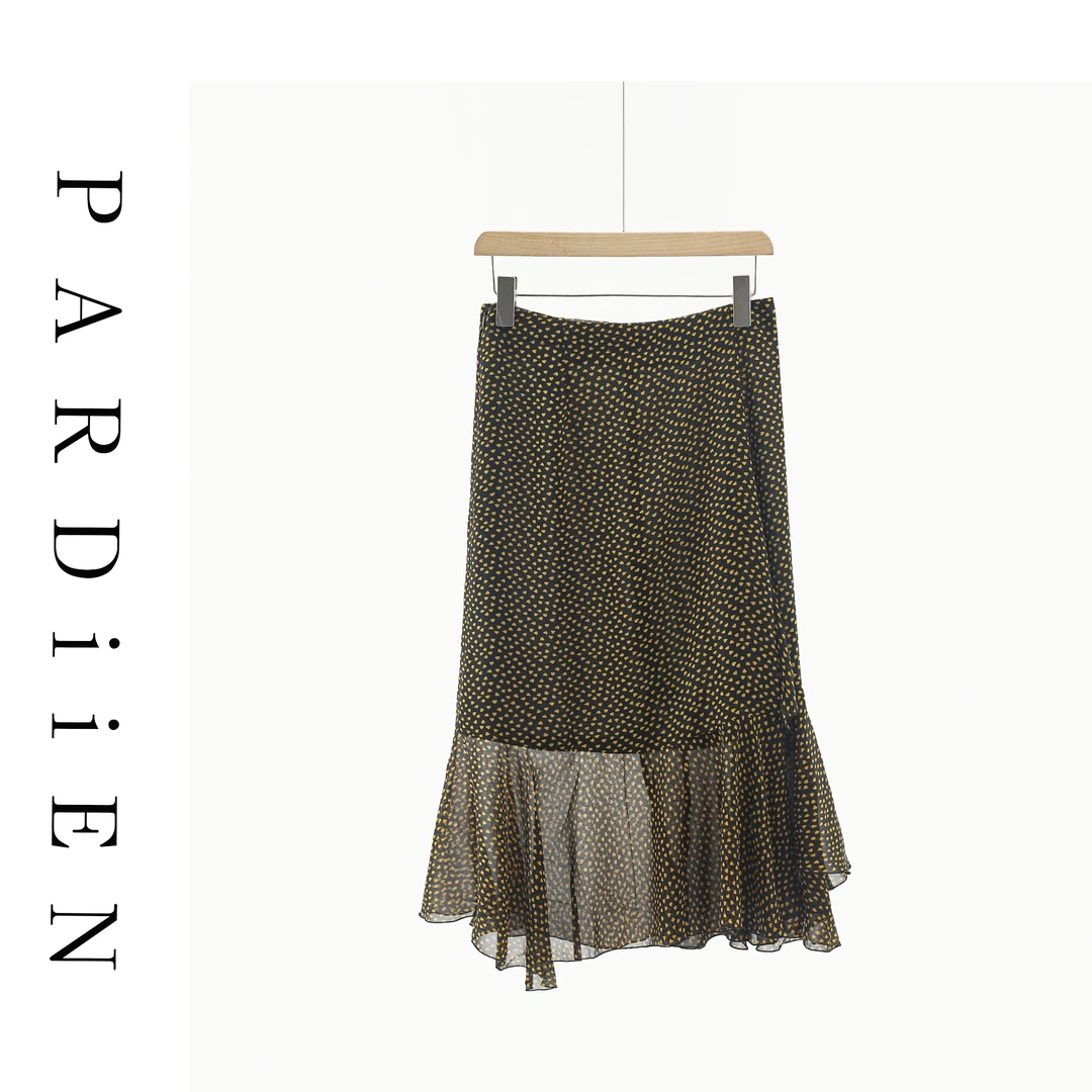 【北总严选】帕迪恩爱心波点鱼尾半身裙25PD-2444