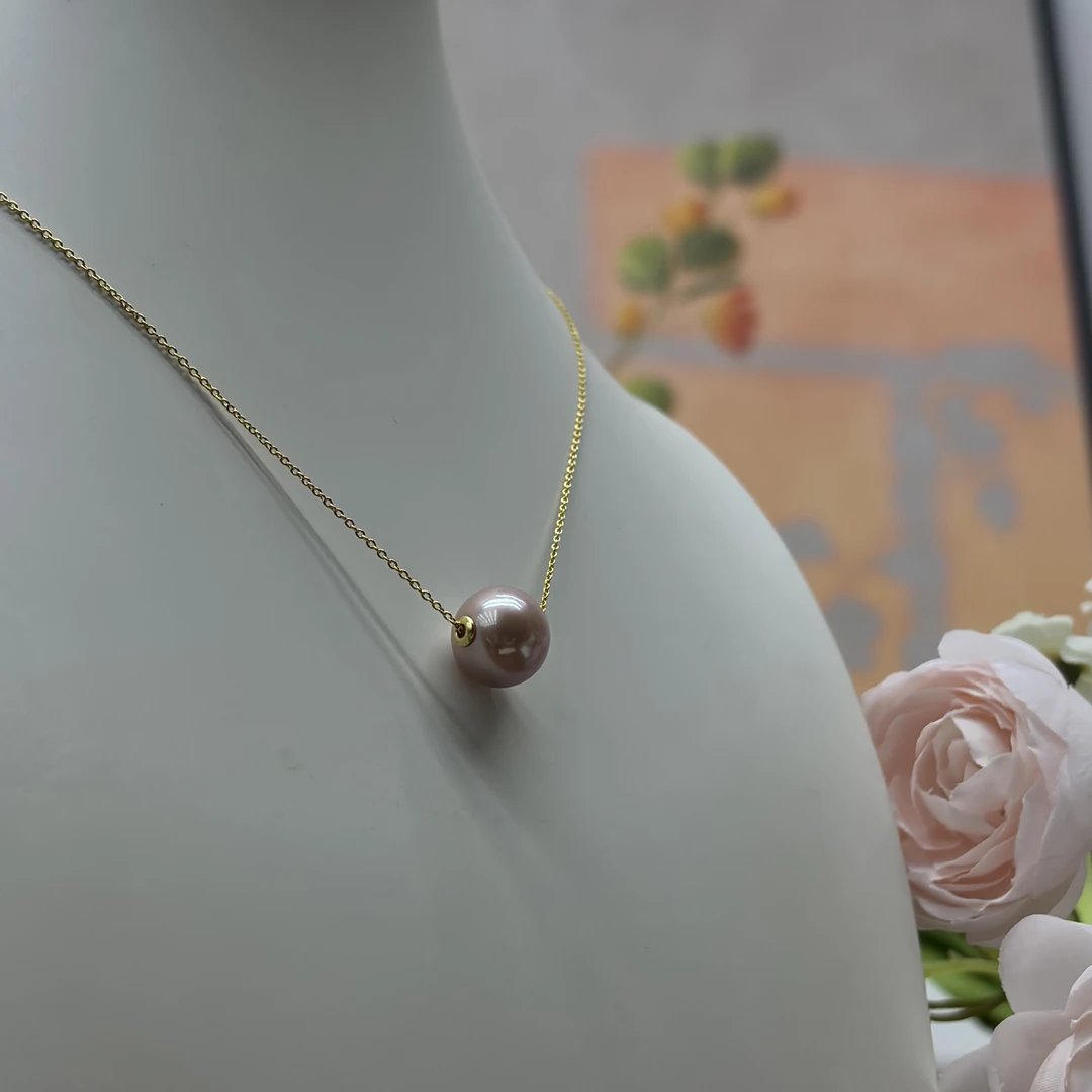 175-淡水珍珠路路通吊坠