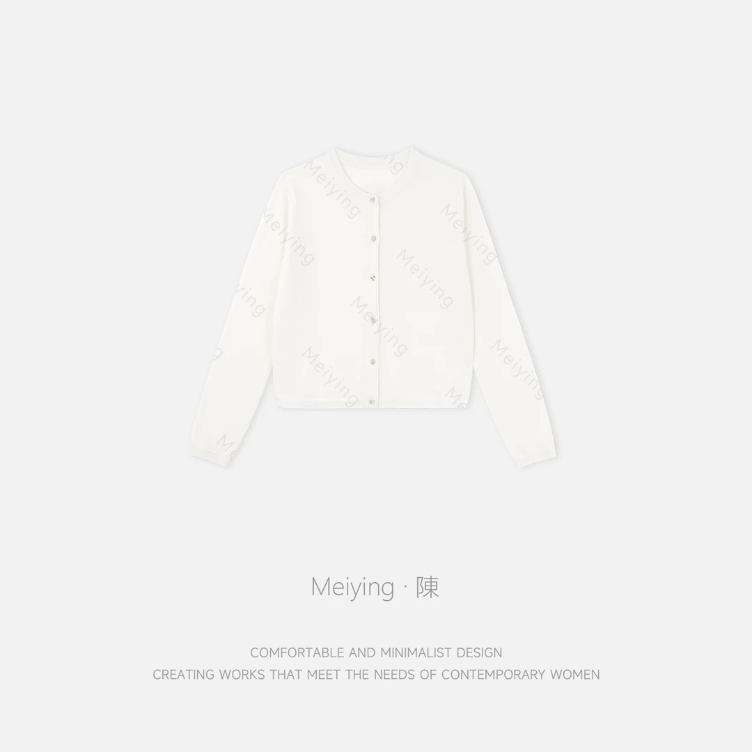 Meiying-2025A/W秋季新款“白雪公主”100羊毛圆领毛衫YZ5QZ006