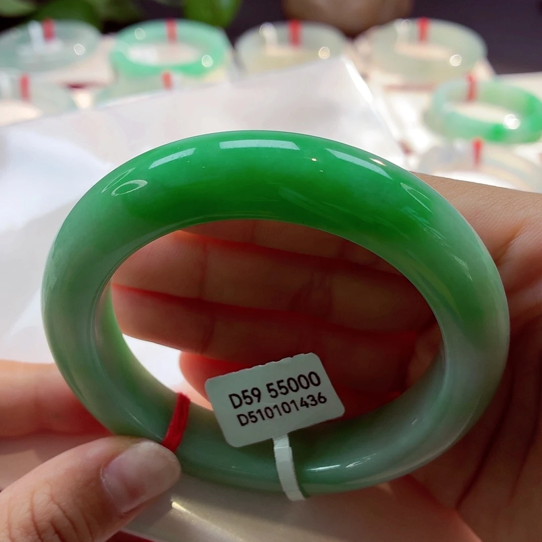 翡翠未镶嵌手镯高性价比68-22