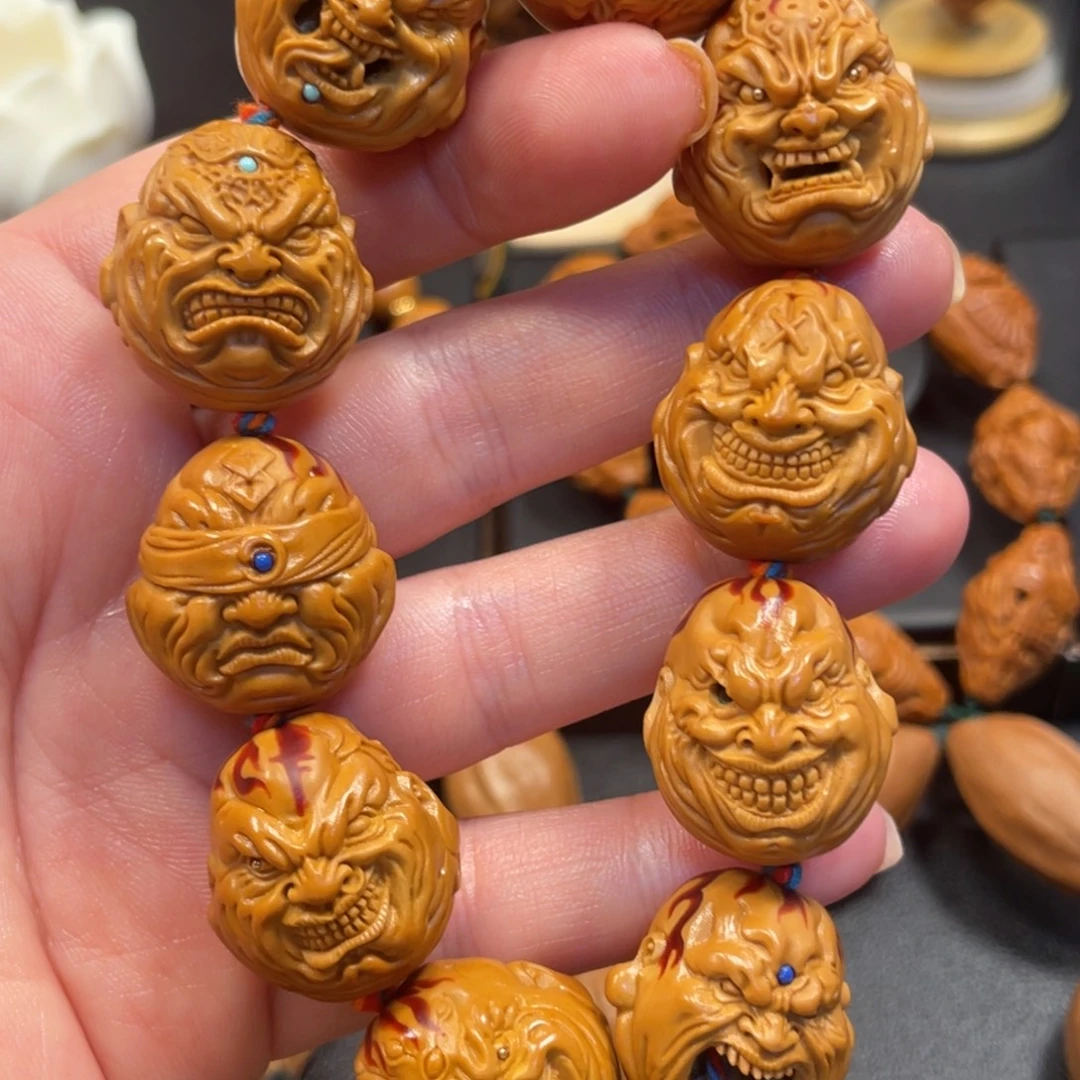 手串/手链橄榄核恶僧火焰
