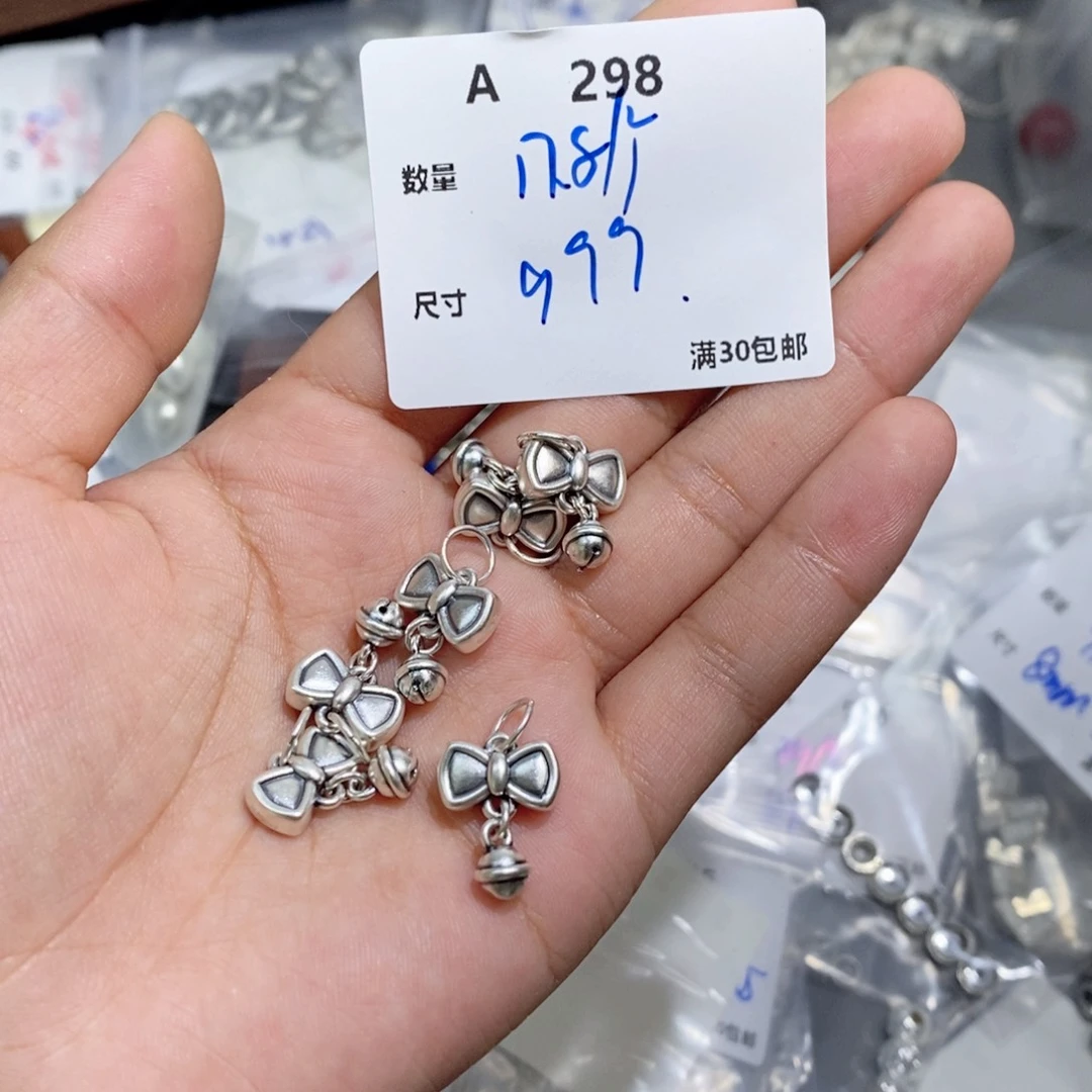 银S925镶嵌颈饰水晶A298