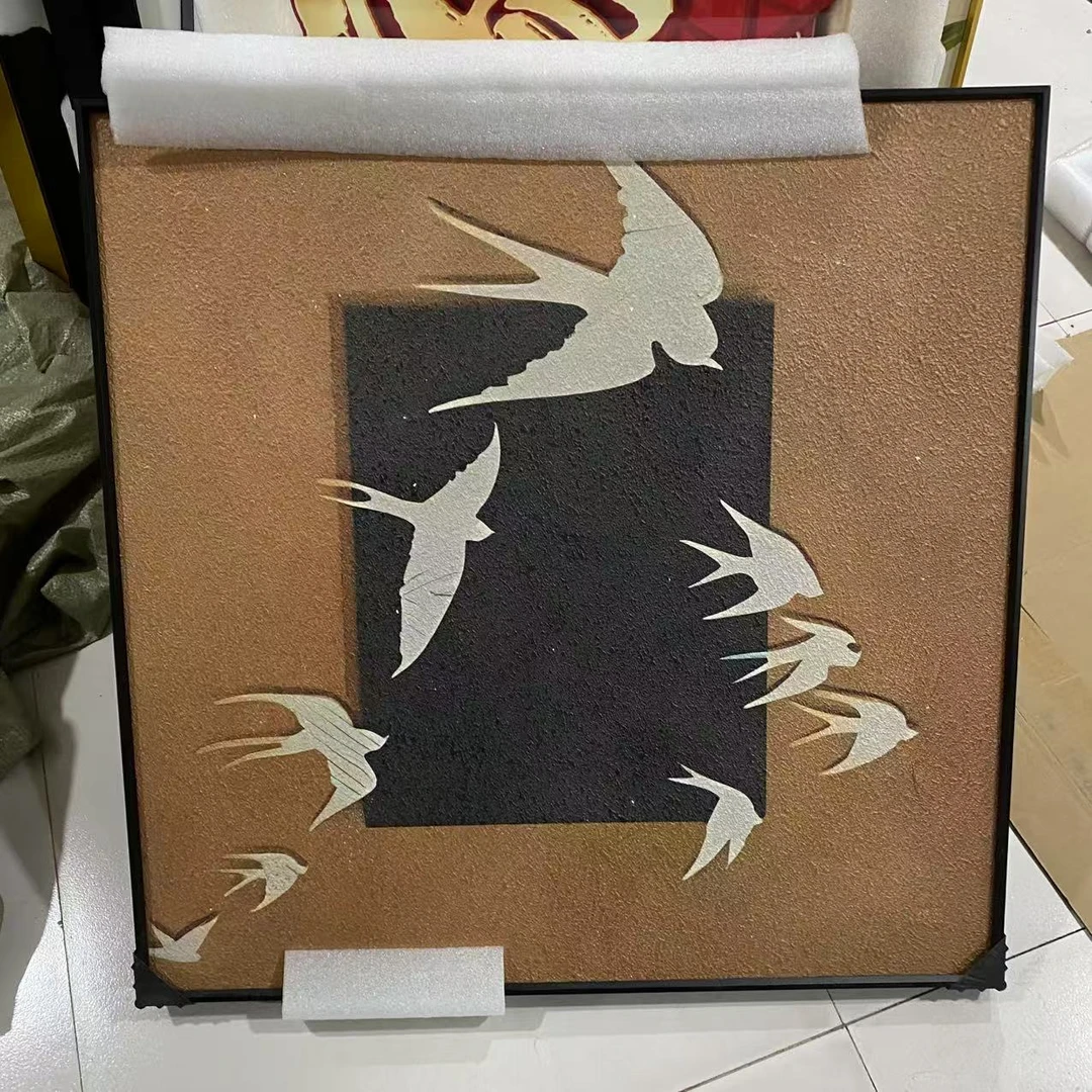 抽象风格专用栏挂画餐厅斗柜