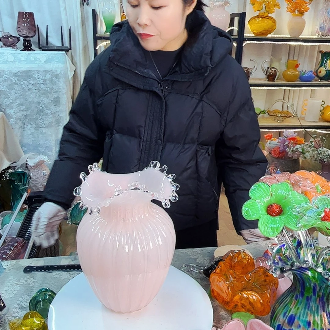 夜光花瓶家悦琉璃工艺品