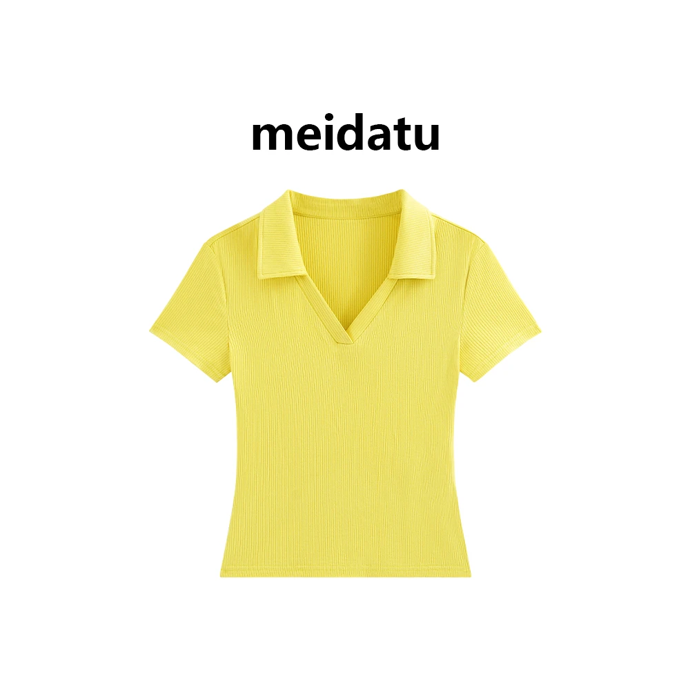 （破价款）简单百搭修身v领T恤（高个子版）CD600-HG