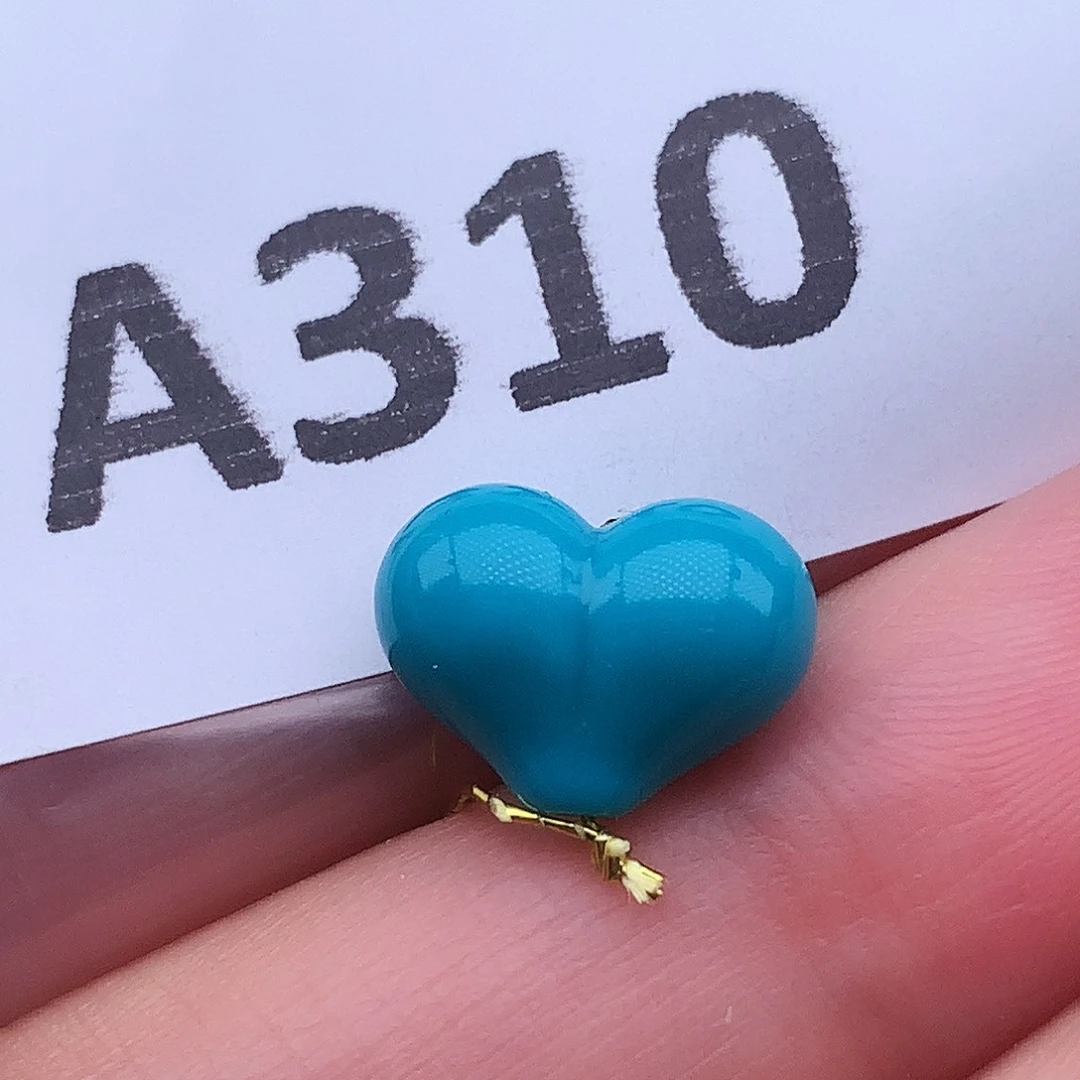 绿松石未镶嵌高瓷高色