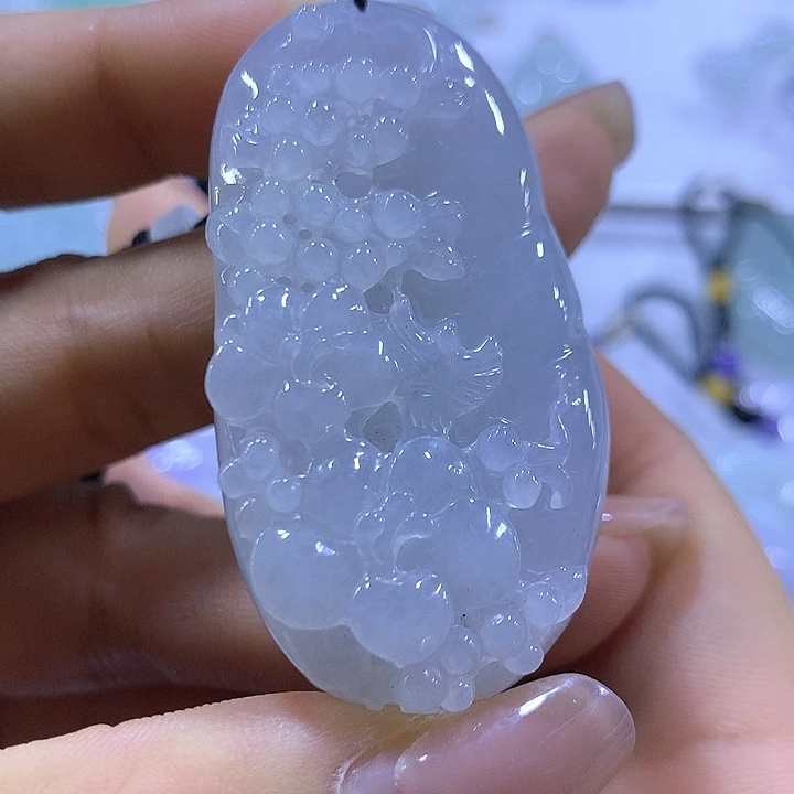翡翠未镶嵌颈饰天然翡翠A货吊坠