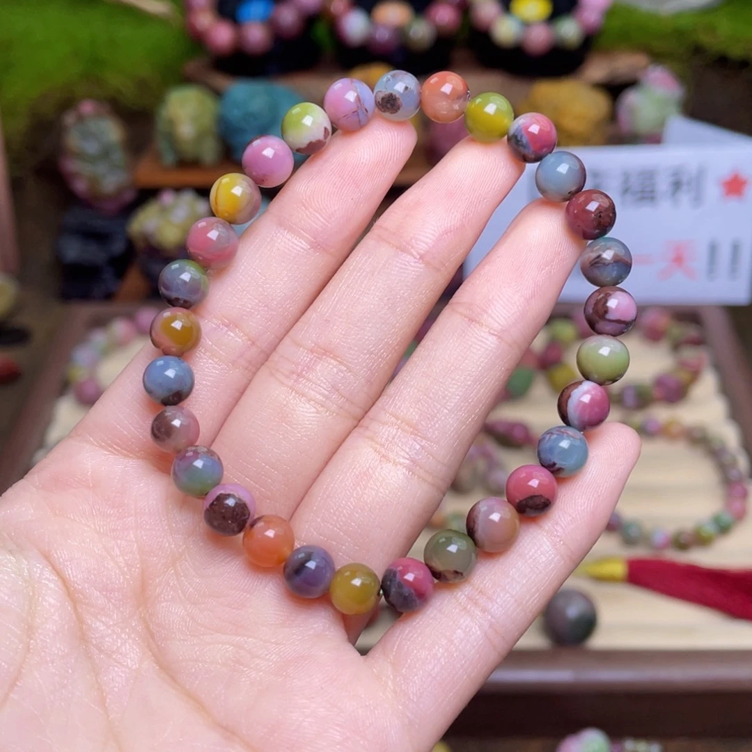 春***燕玛瑙/玉髓未镶嵌珠宝半成品盐源玛瑙石包玉串