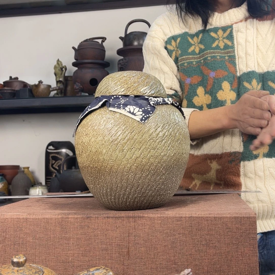 紫泥茶壶紫砂粗陶茶器