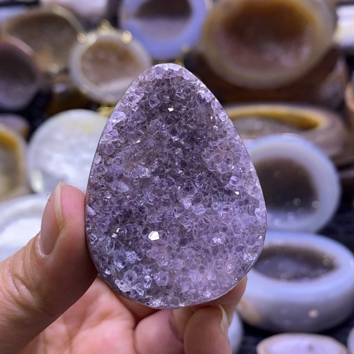 钛钢珠宝半成品水晶小龙蛋