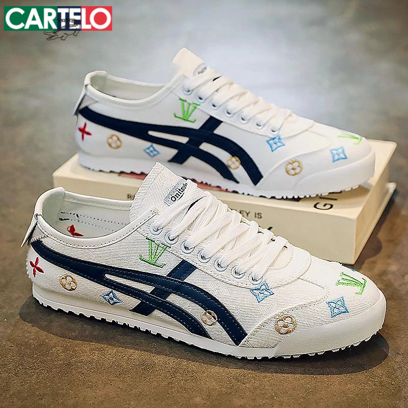 卡帝乐鳄鱼男士一脚蹬帆布鞋男生小白鞋子男款秋季透气男鞋阿甘鞋