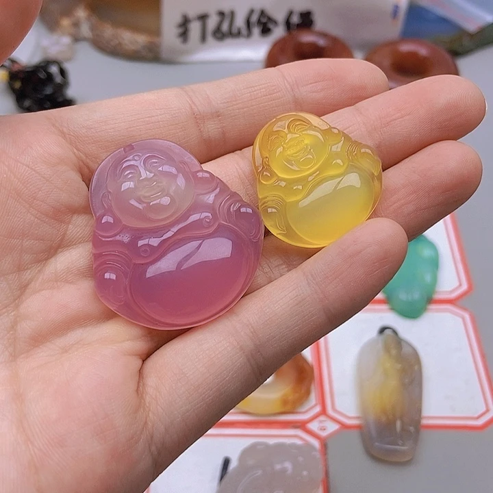 【闪购商品】玛瑙/玉髓未镶嵌珠宝半成品二*