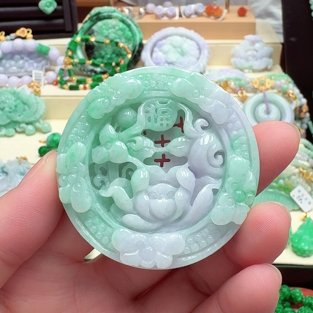 颈饰未镶嵌翡翠翡翠吊坠