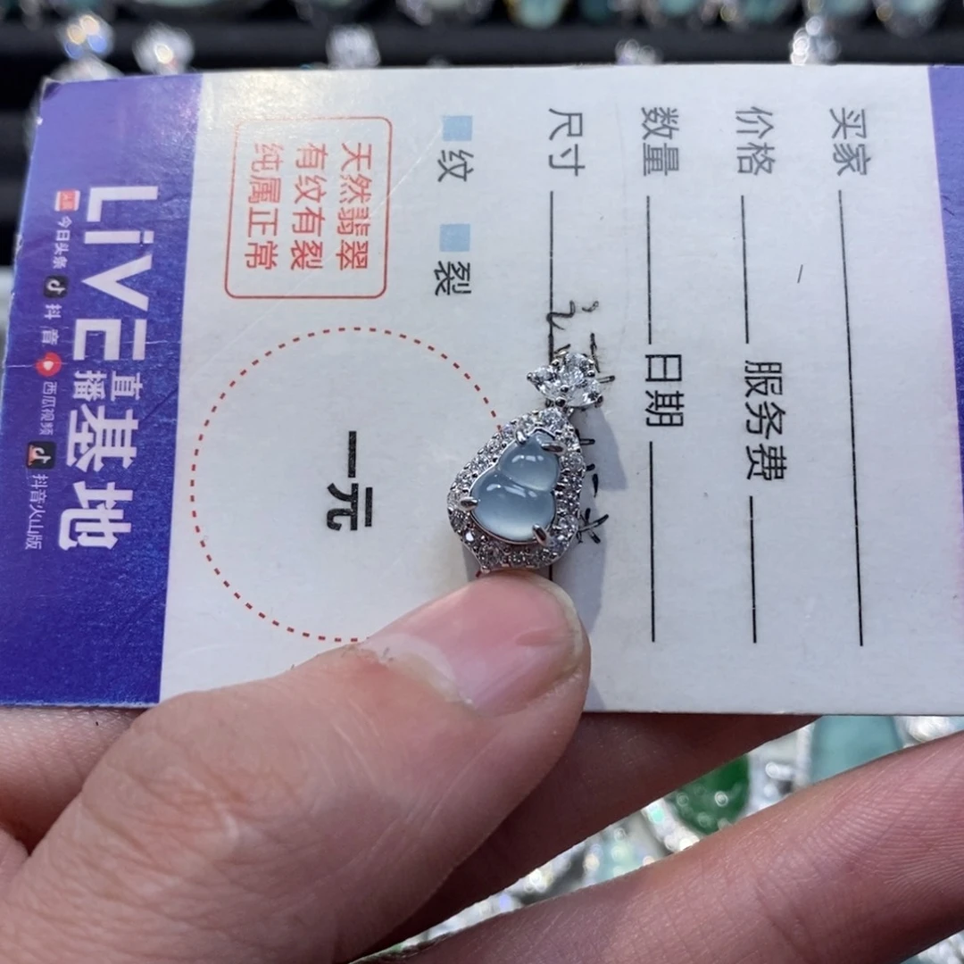 翡翠颈饰未镶嵌翡翠