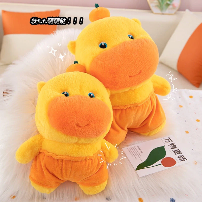可爱水豚噜噜玩偶卡皮巴拉公仔表情毛绒玩具睡觉抱枕女孩生日礼物