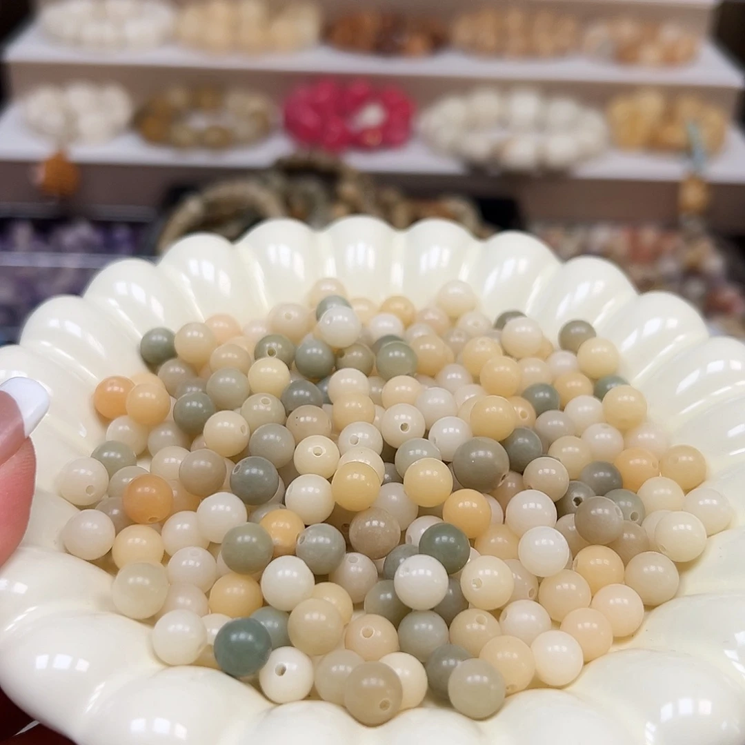 手串菩提根/象牙果卡8多宝圆200颗