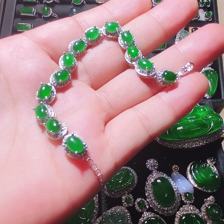 未镶嵌手链翡翠25