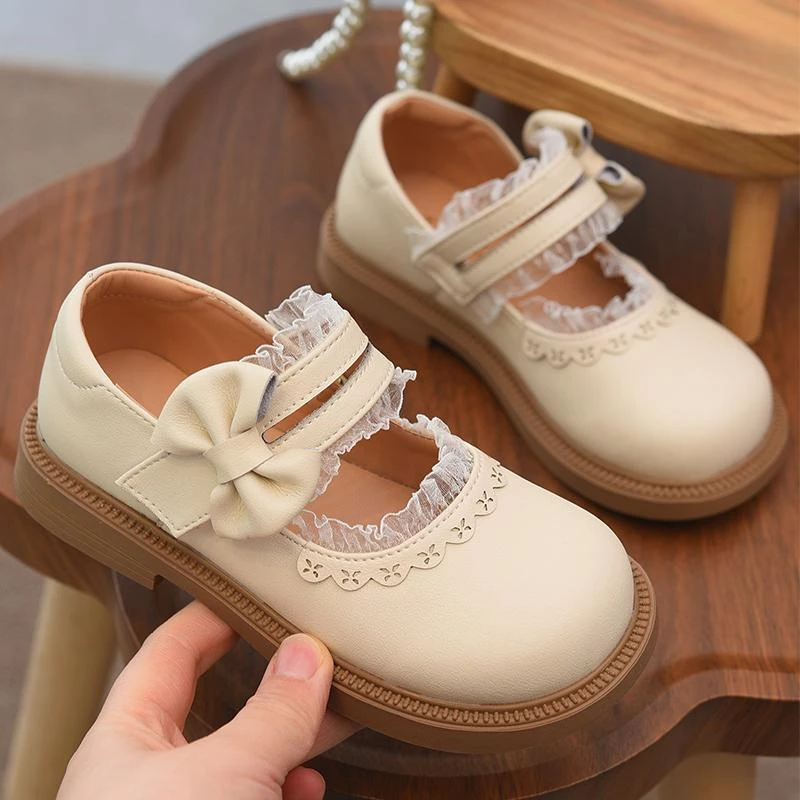 儿童公主鞋女孩鞋子2025秋季新款真皮单鞋学生软底洋气女童小皮鞋