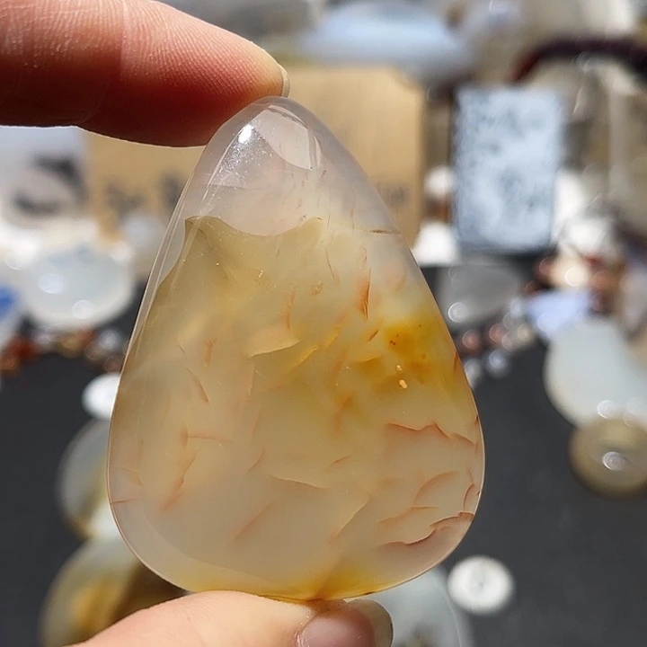 玛瑙/玉髓未镶嵌吊坠(不含链)