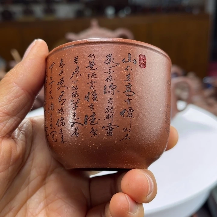 紫砂茶宠紫砂花茶
