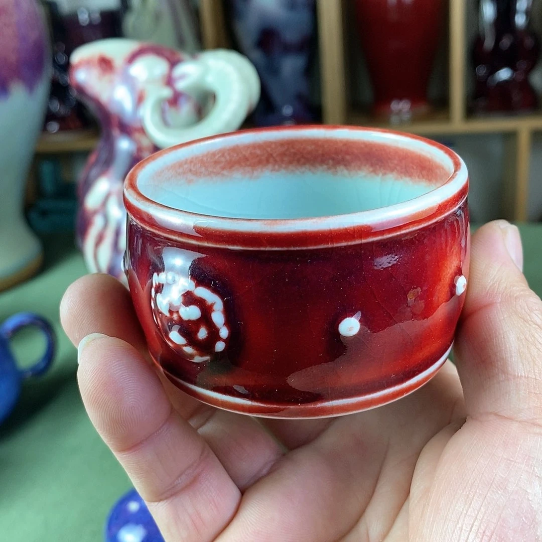 陶瓷鼓钉杯，福利