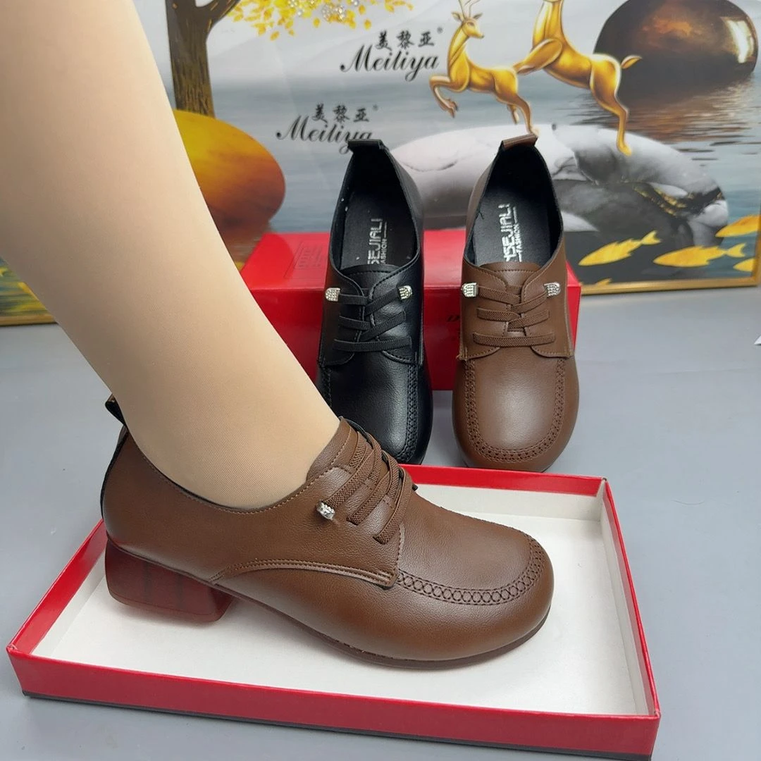 圆头防滑松紧带耐磨浅口平底单鞋舒适女鞋百搭