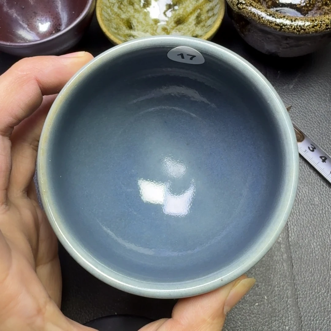 灵***溪摆件古时茶器建窑建盏17