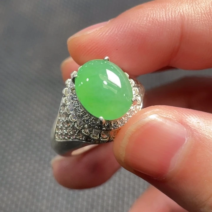 未镶嵌戒指翡翠缅甸天然翡翠