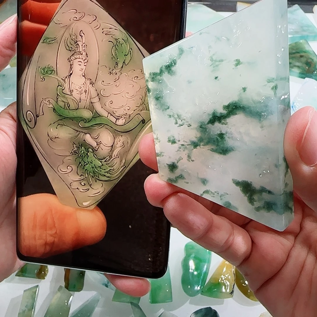 定制翡翠未镶嵌翡翠定制