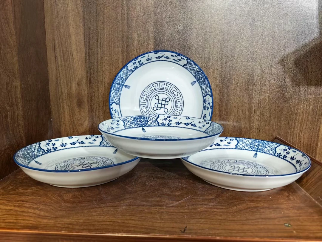 B17景德镇制陶瓷圆盘4件