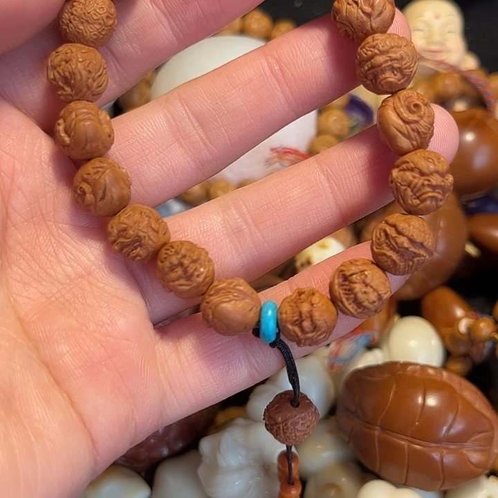 橄榄核手串/手链龙纹十二生肖恶僧