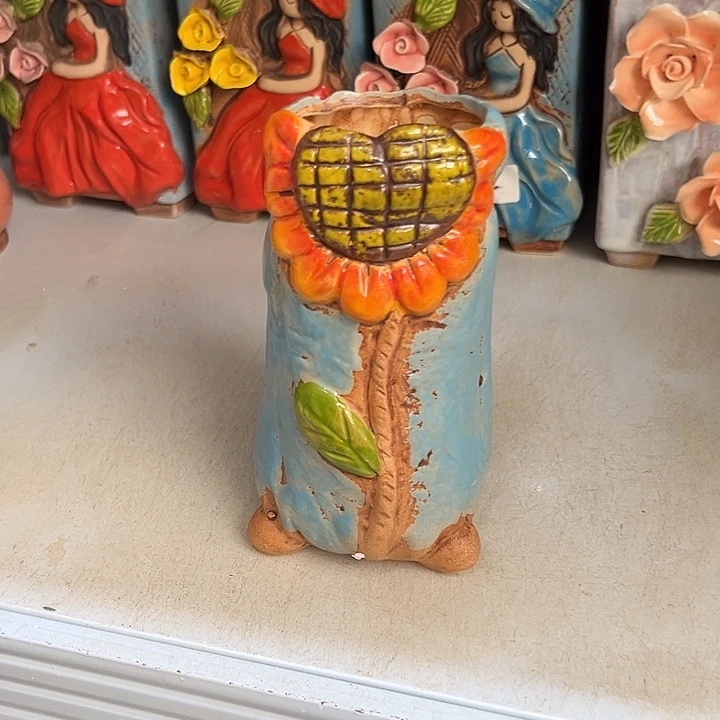 粗陶材质多肉花盆