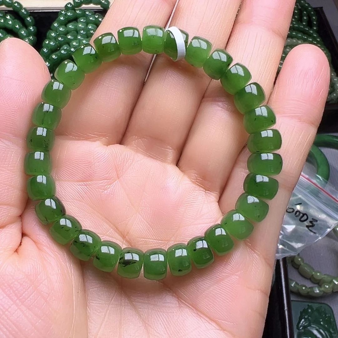 和田玉（碧玉）颈饰未镶嵌