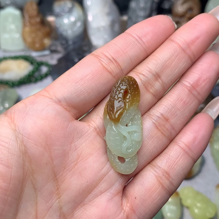 和田玉挂件未镶嵌