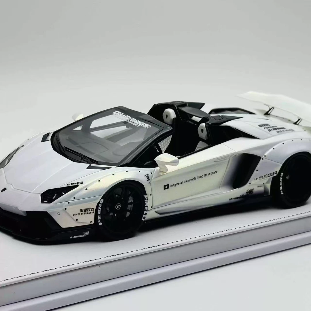 GLmodel 1:18 兰博基尼宽体Aventador限量版树脂汽车模型收藏摆件