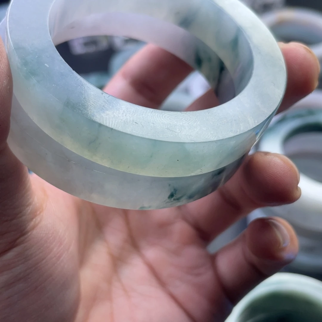 紫***梦定制翡翠未镶嵌53-60