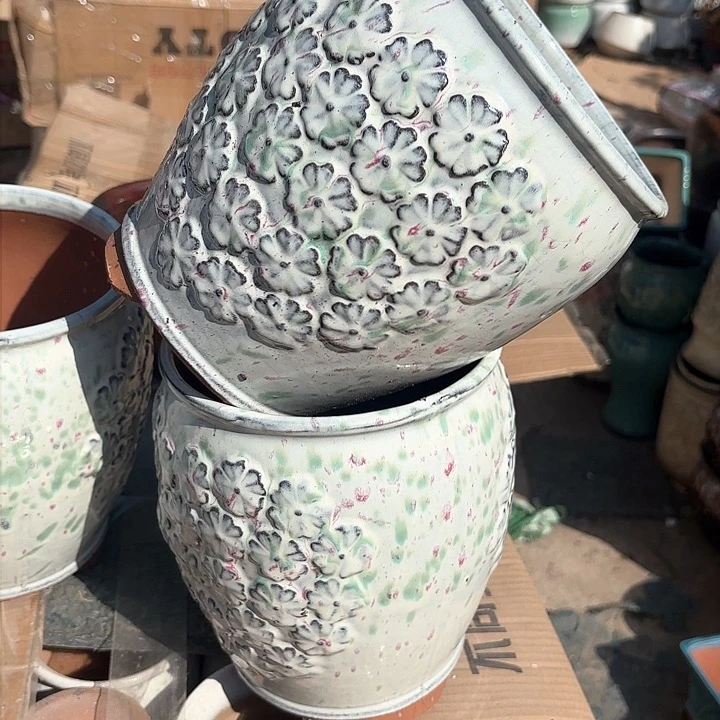 红陶微瑕精品两个口径18高度23