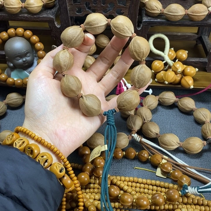 木质类22.5-28精挑规整梅林铁核原生态素串