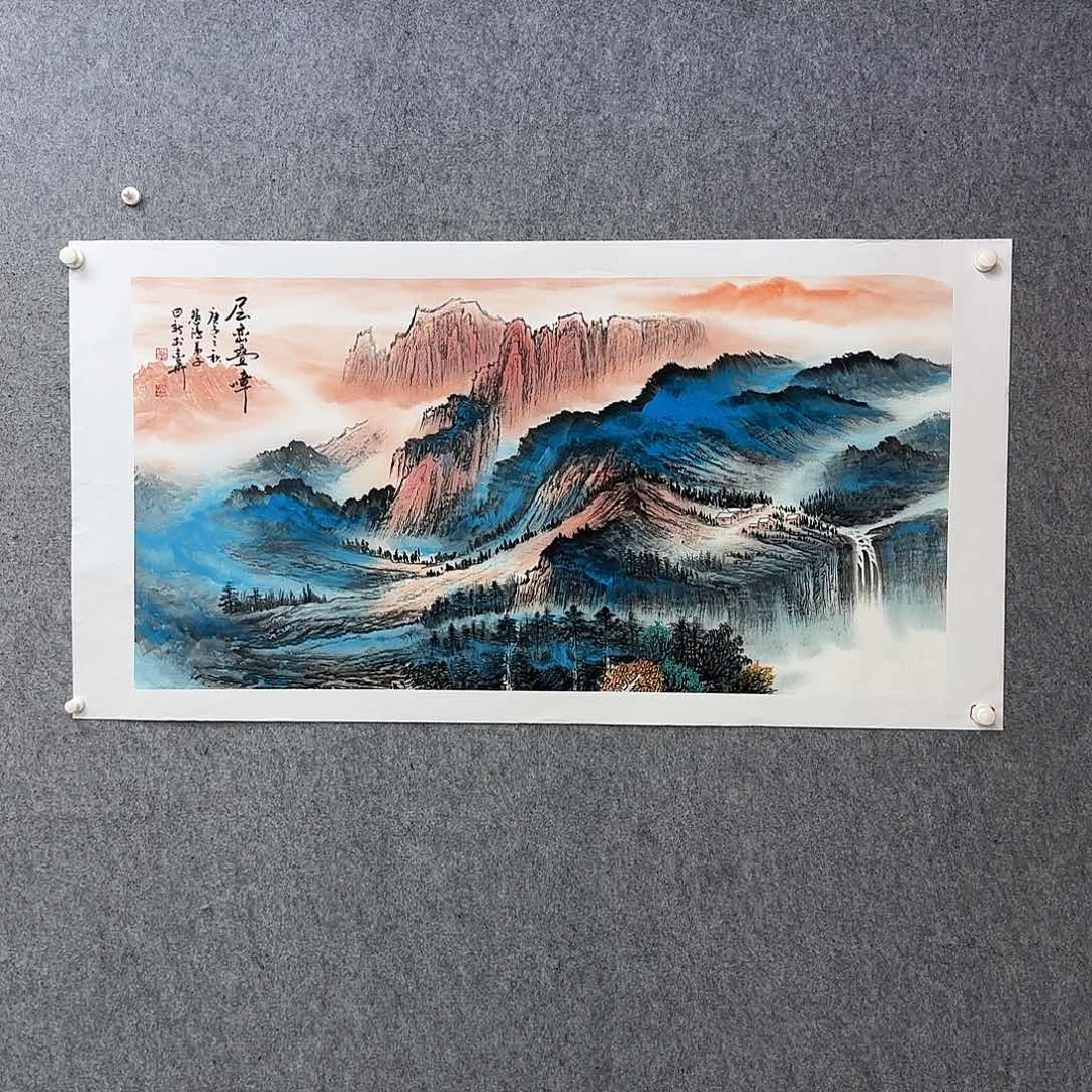书法作品多次参加