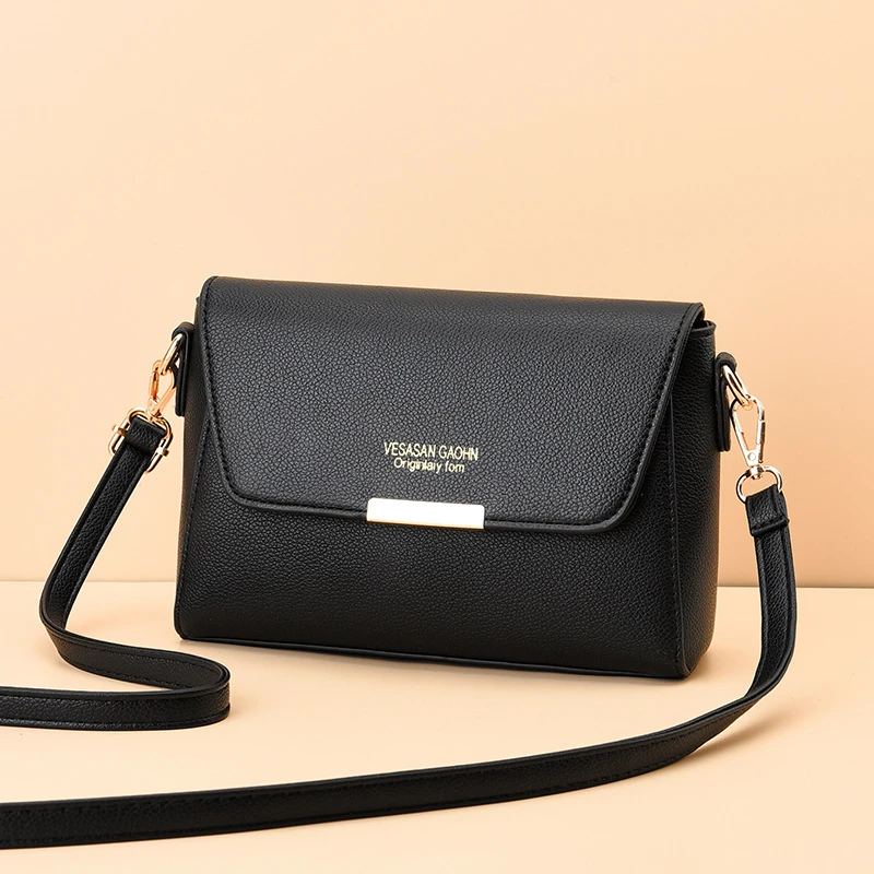 女士斜挎包小包质感女包轻便软皮潮单肩包新款2025夏季包包女百搭