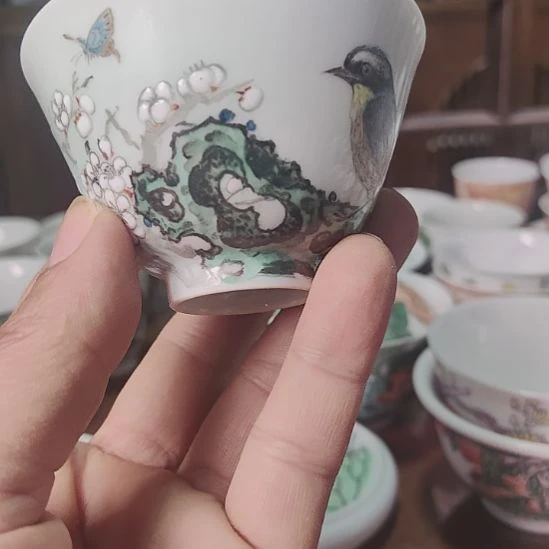 戴玉衡手绘陶瓷杯