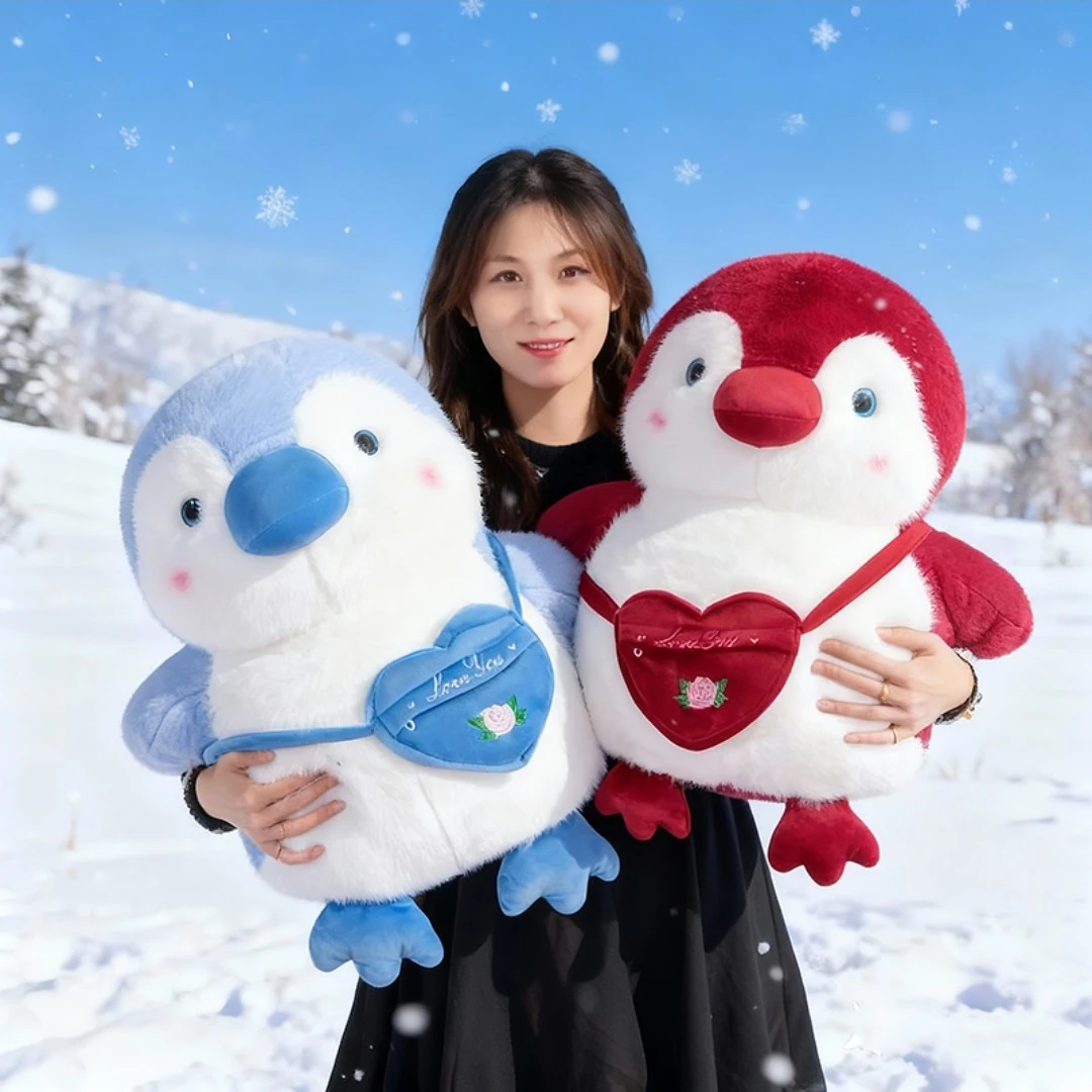 可爱北极企鹅大号毛绒公仔玩偶抱枕女孩抱睡娃娃生日礼物送女友