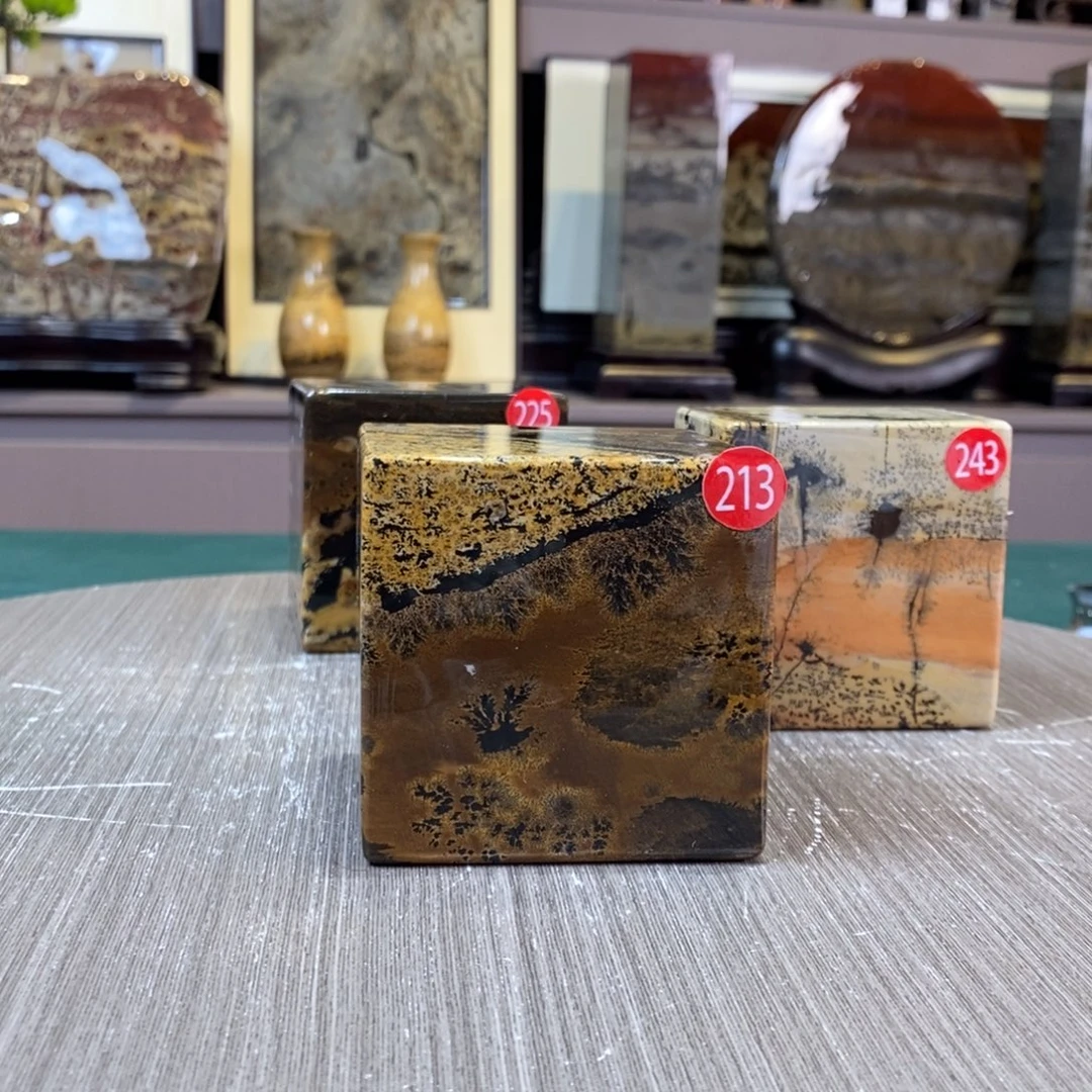 石材广西国画石草花石