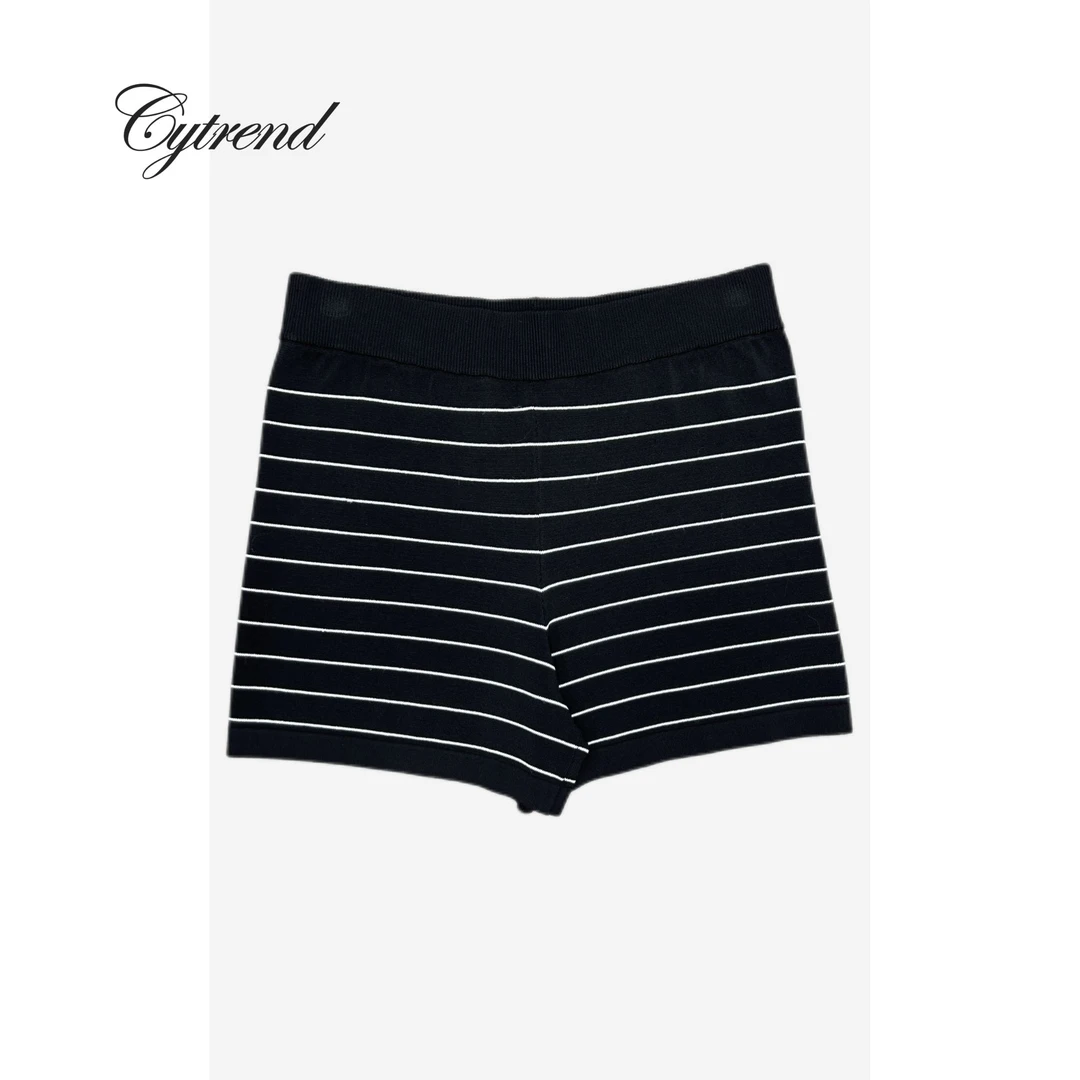 CYM451条纹针织短裤