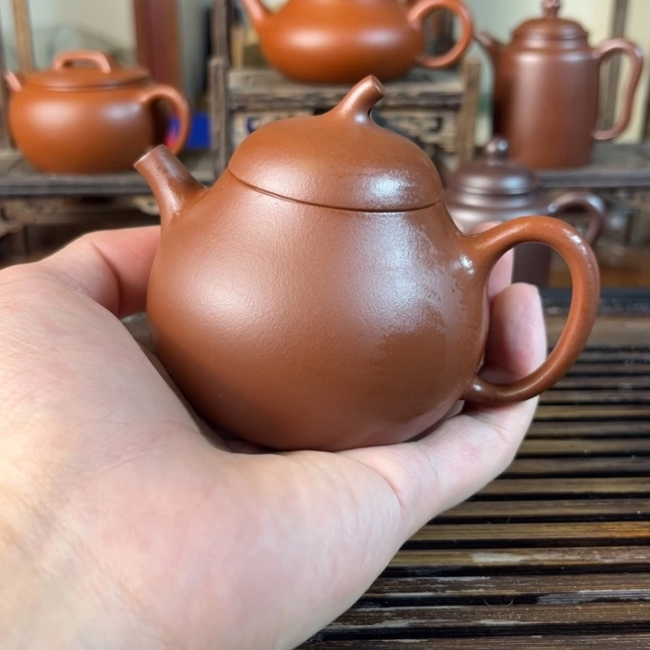茶壶紫砂原矿紫砂手工制作