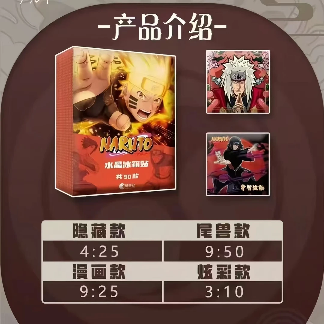 潮谷社【火影忍者】水晶冰箱贴动漫二创盲盒(代拆)