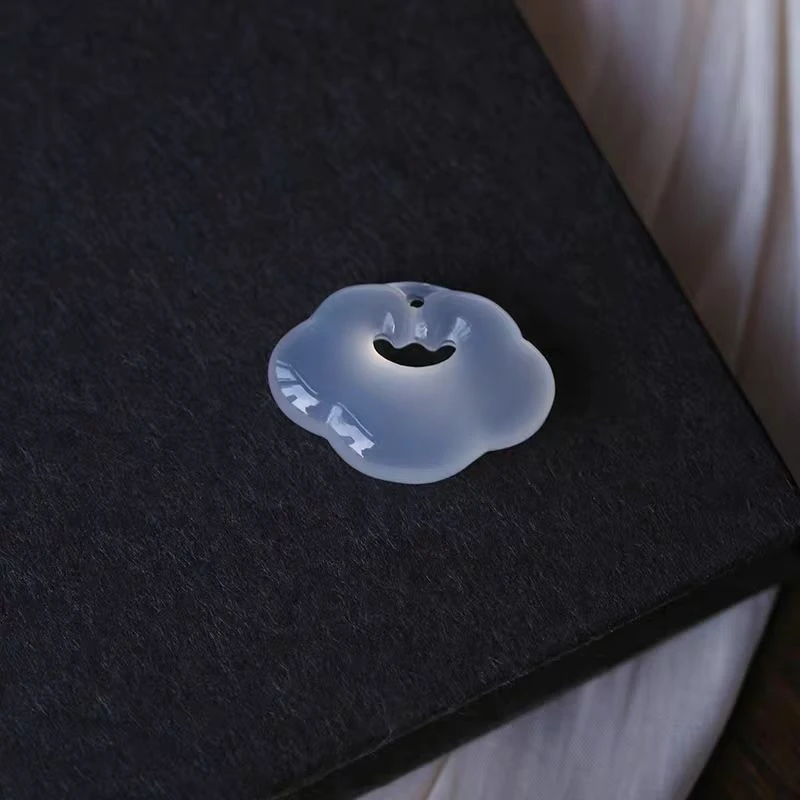 天然玛瑙玉髓祥云如意锁拍多样性发货拍一发一