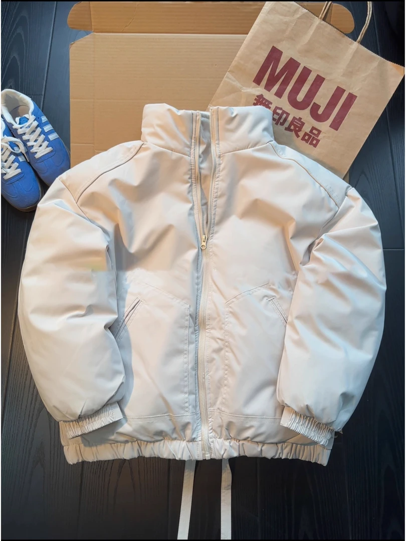 美式飞行夹克男女冬季立领短款加厚保暖棉服cleanfit潮牌防风棉服