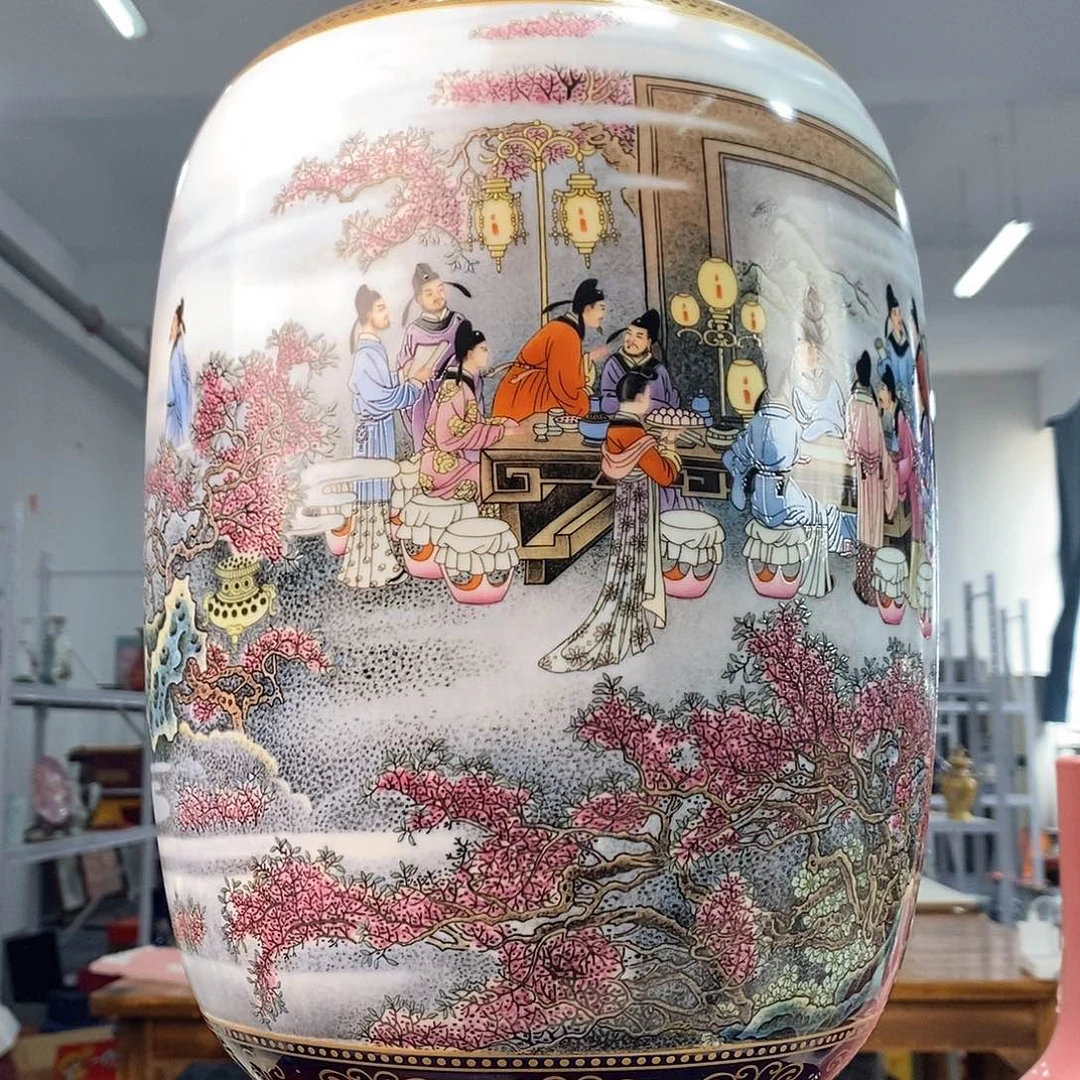 景德镇花瓶陶瓷摆件